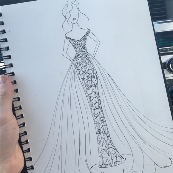 Custom Sherri Hill Pageant Gown - Picture 4 of 6